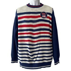 Tipsy Elves USA Striped Sweater Size Medium NWOT